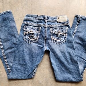 Womans 26x33 Silver Jeans